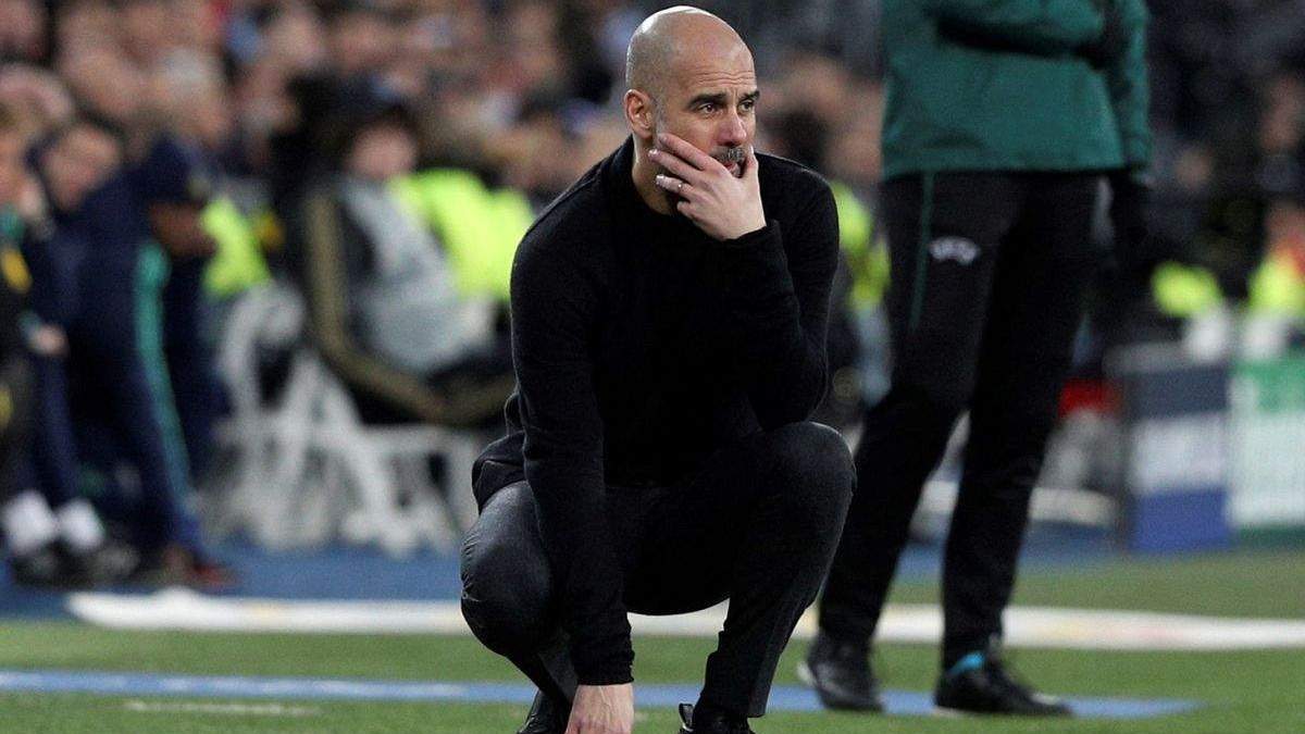 Guardiola en el Bernabéu