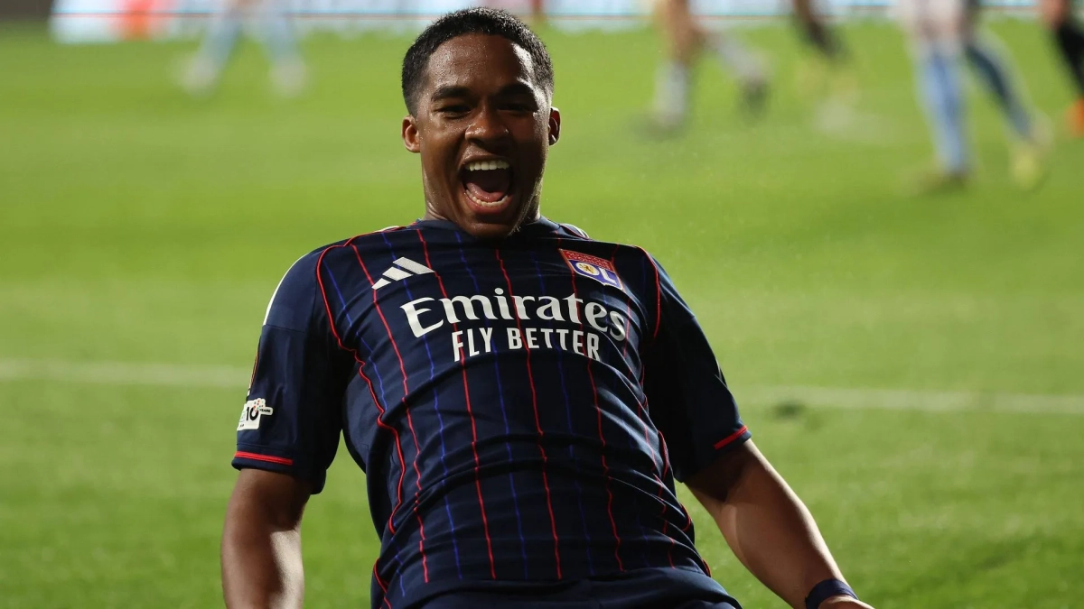 Endrick celebrando su gol al Celta