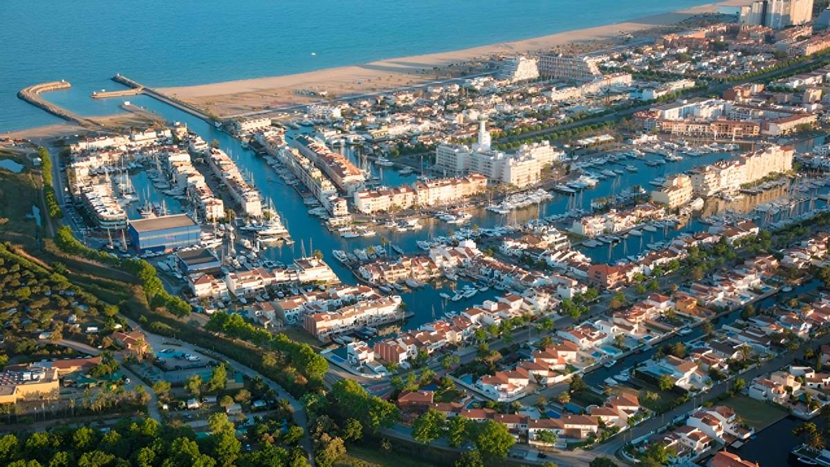 Imagen aérea de Empuriabrava