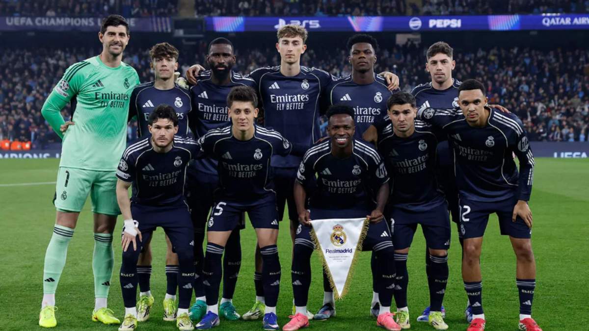 Once del Real Madrid contra el Manchester City en el Etihad