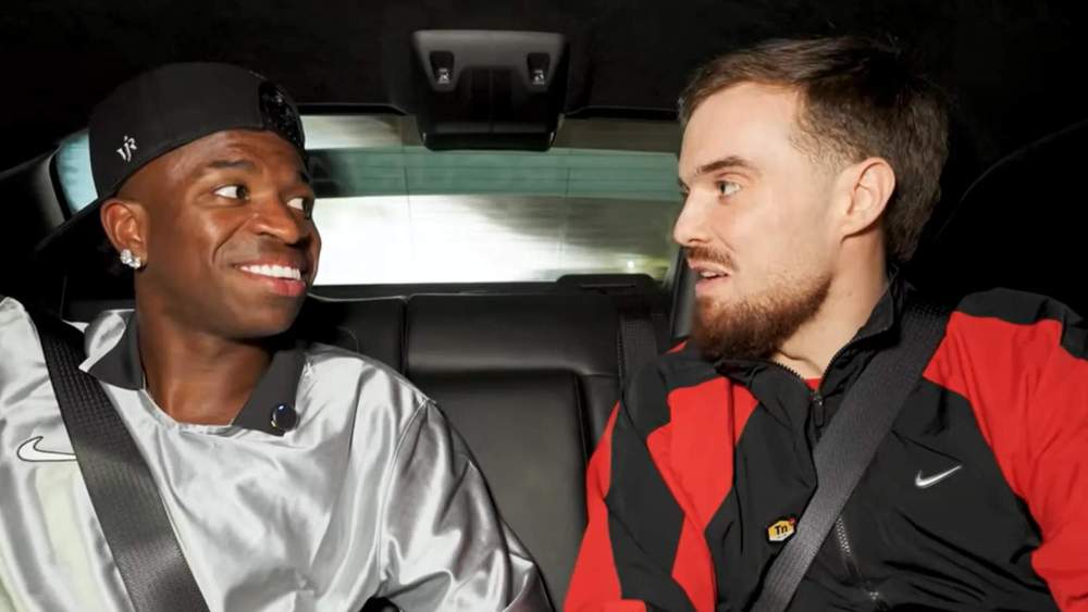 Vinicius Junior, en su entrevista con el 'youtuber' Ibai Llanos.