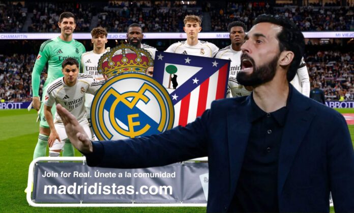 Álvaro Arbeloa introduce tres cambios respecto al anterior partido para enfrentarse en el derbi al Atlético, uno de los cuales es la entrada de Kylian Mbappé.