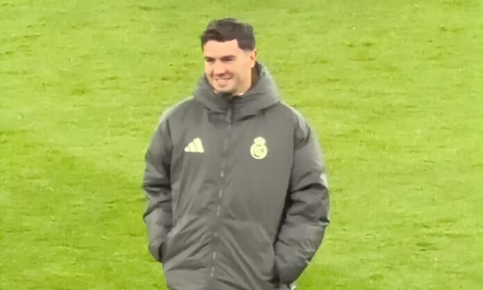 Brahim Díaz, feliz después de conocer que Marruecos es finalmente el vencedor de la Copa de África.