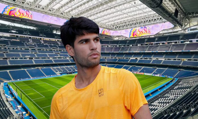 Carlos Alcaraz y el Santiago Bernabéu.