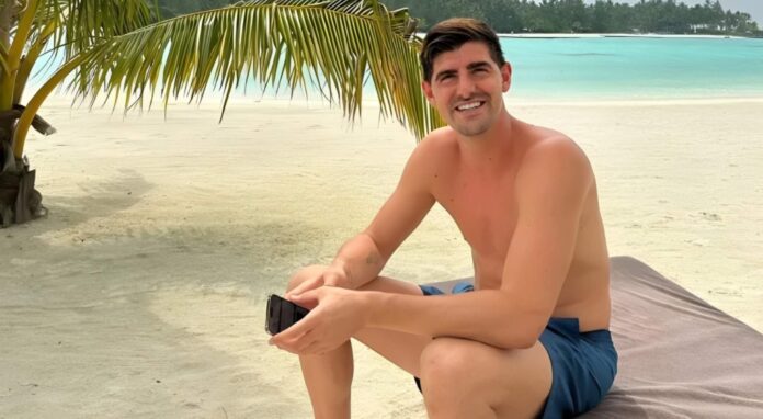 Courtois y su lugar de vacaciones que no es ni Cerdeña ni Ibiza