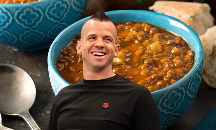 El chef Dabiz Muñoz y su receta de lentejas. 