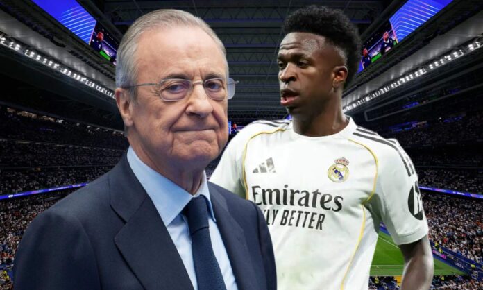 Florentino Pérez, dispuesto a renovar a Vinicius Junior