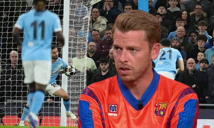 Jota Jordi se ha quejado por el penalti que se le ha señalado al Real Madrid tras la mano clara de Bernardo Silva.