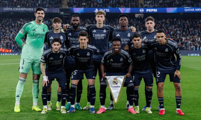Alineación titular del Real Madrid ante el Manchester City.