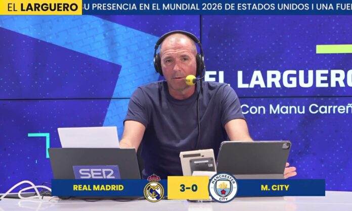 Manu Carreño define la victoria del Real Madrid como una proeza