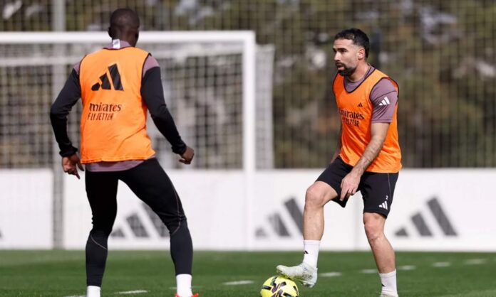 El Real Madrid ya se entrena en la previa al partido frente al Celta