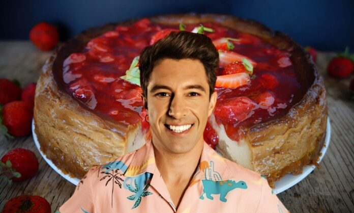 Roberto Bosquet y su receta de tarta de queso.