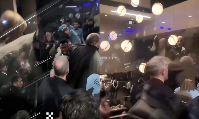 Vinicius Junior tuvo un encontronazo con algunos futbolistas del Manchester City tras el partido en el Etihad.