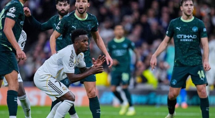 Amenaza de sanción para Vinicius ante el Manchester City