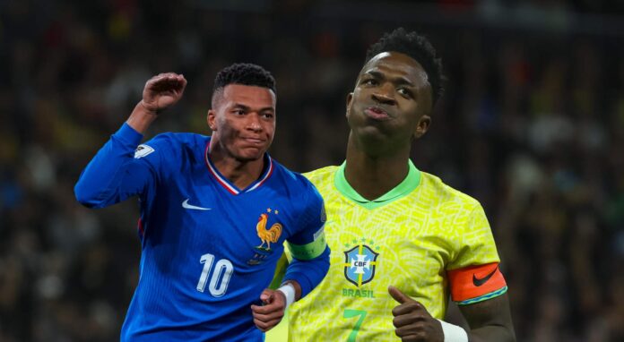 Vinicius y Mbappé se enfrentarán en el parón de selecciones